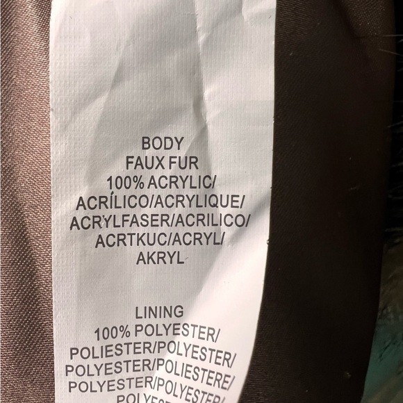 JustFab Faux Fur Dipped Fur Stole - Picture 8 of 9